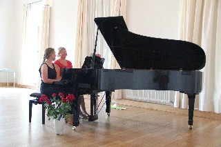 Foto vom Klavierschülerkonzert 2022, München, Nymphenburger Schloss, Johannissaal, 23.07.2021
